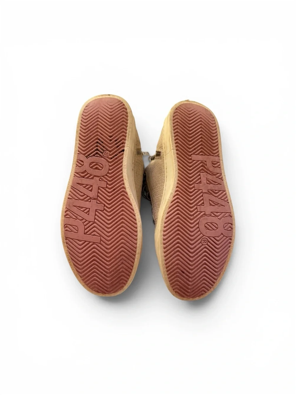 P448 Women’s Cream/Tan High-Top Sneakers